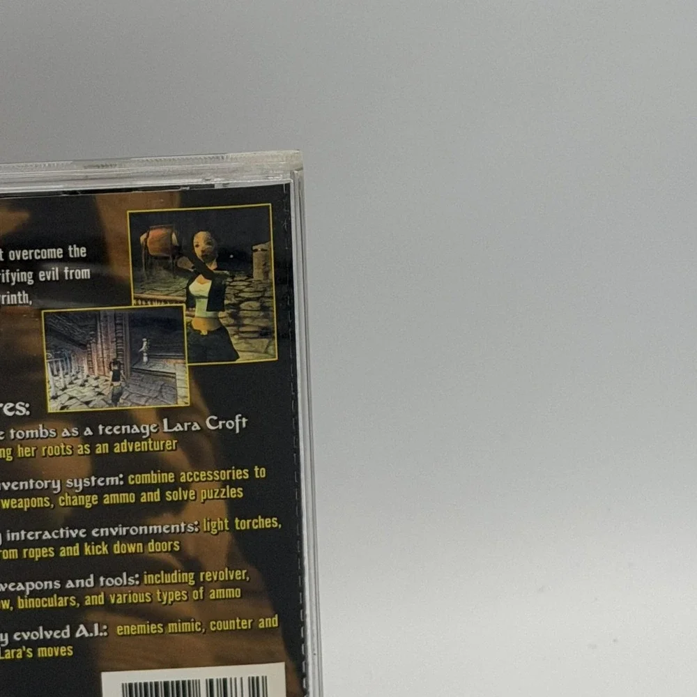 Tomb Raider The Last Revelation Sony PlayStation 1 PS1 Action Game Eidos 1999